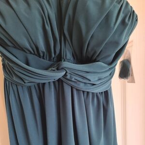 Jessica Simpson Strapless Mini Dress Green Womens sz6